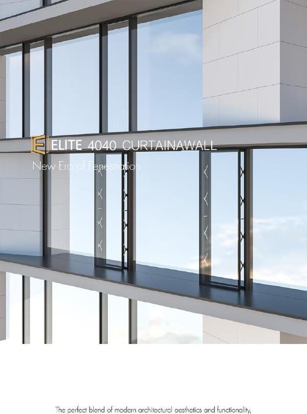 4040 Curtain Wall catalog cover